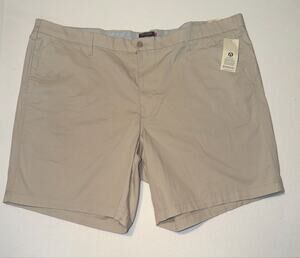 Docker men’s new Khaki with flexible waistband shorts